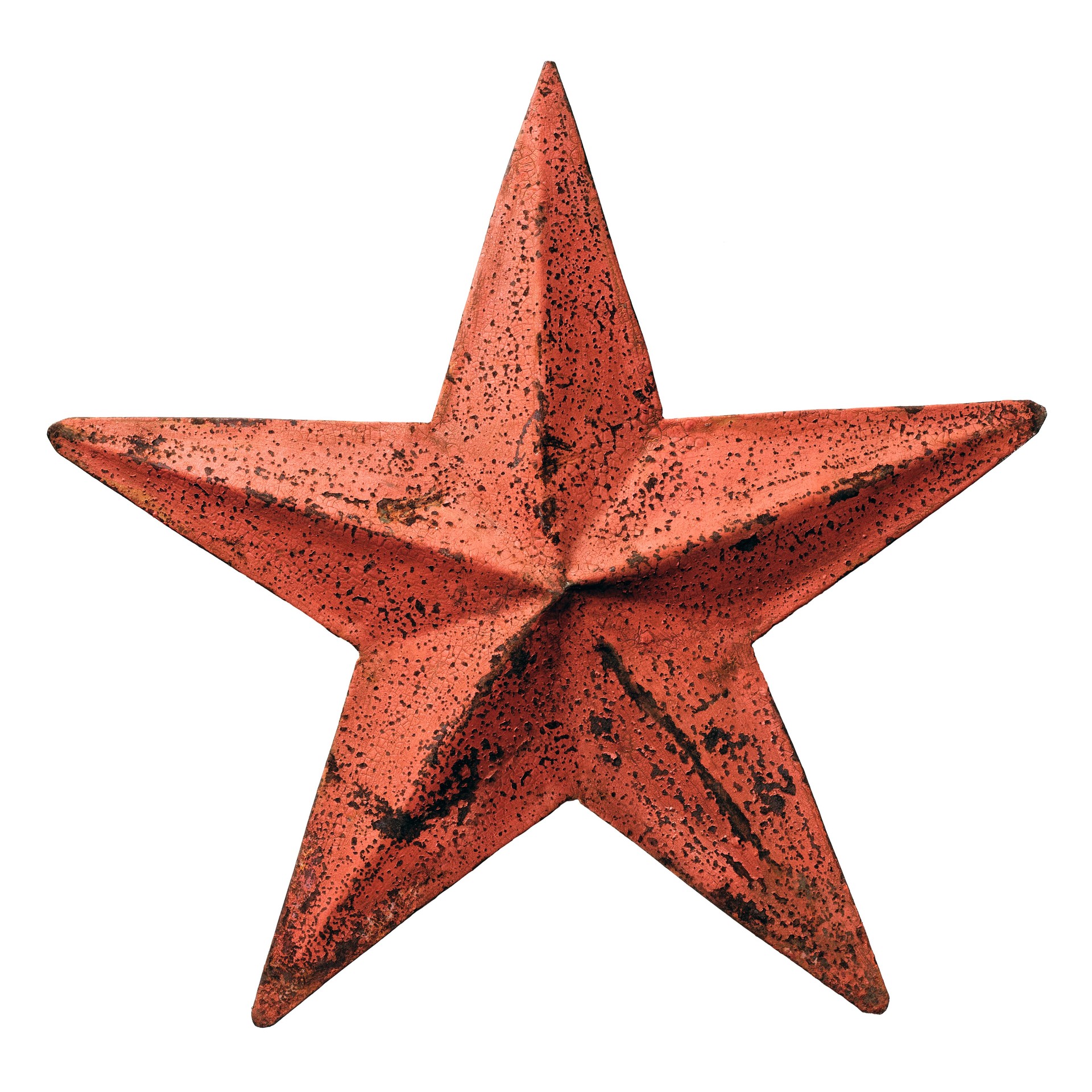 Old metal red star
